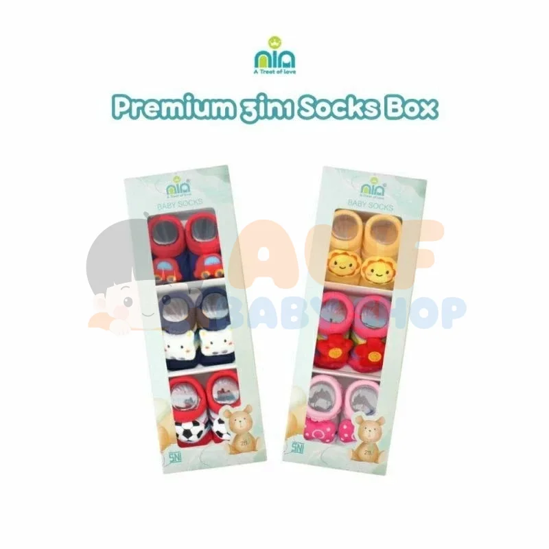 Nia Premium 3 in 1 Sock Box