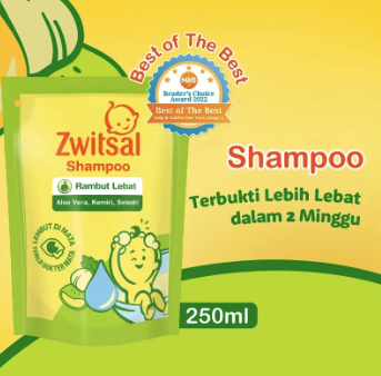 ZWITSAL SHAMPOO ALOE VERA POUCH 250 ML