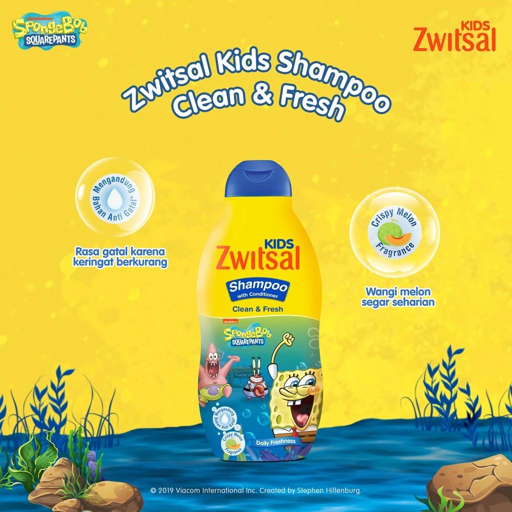 ZWITSAL KIDS BB CLN&FRSH BLUE 250ML
