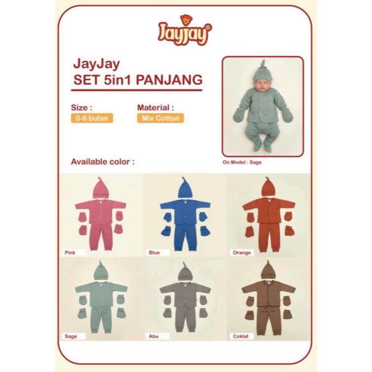 Jayjay Set 5in1 Panjang P ls