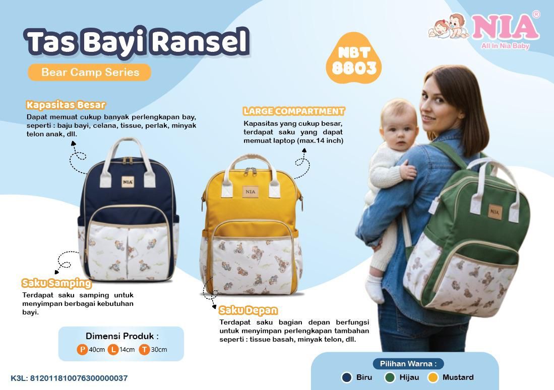 Nia Tas Ransel Mtf N BT 8803