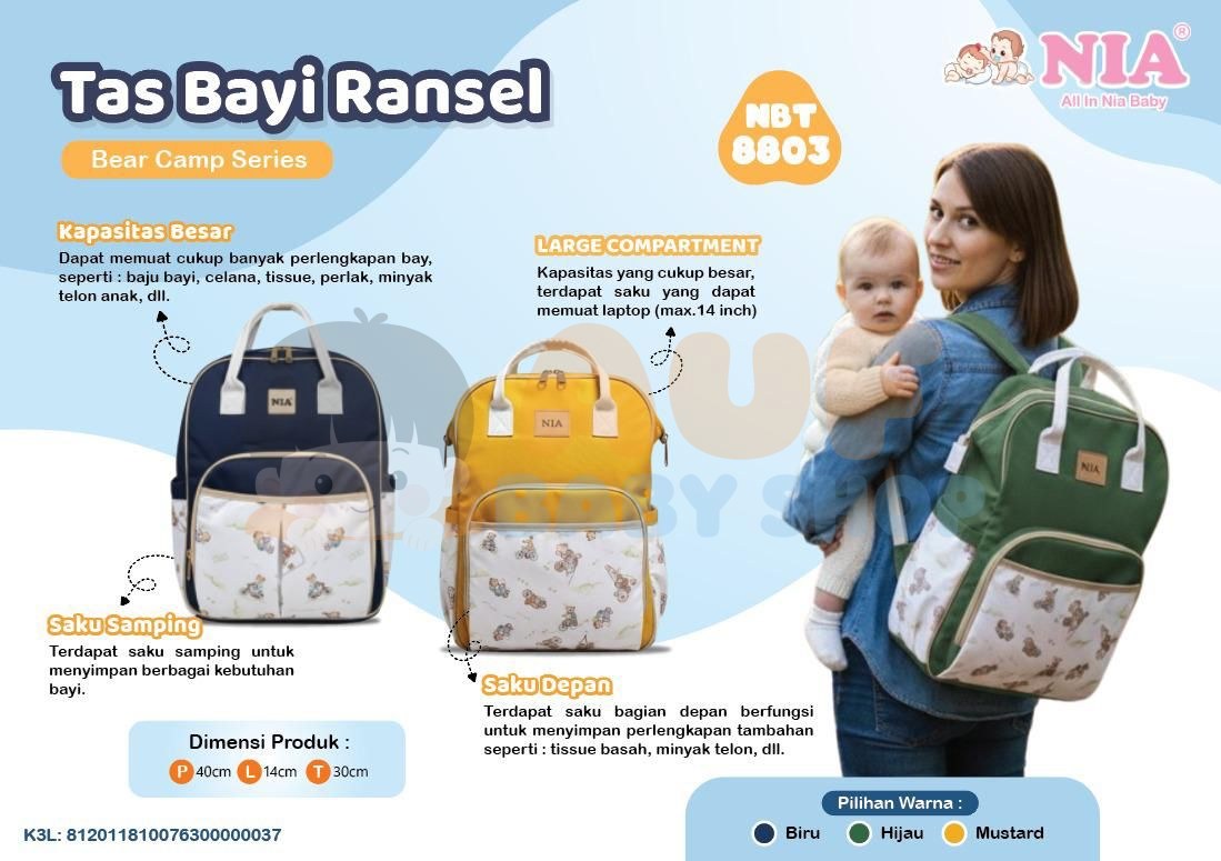 Nia Tas Ransel Mtf N BT 8803