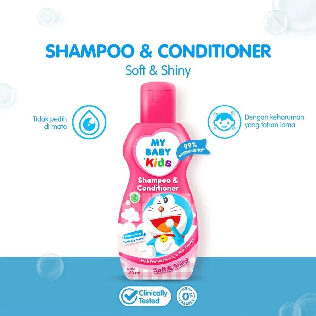 MY BABY KIDS SHAMPOO&COND 100ML - PINK