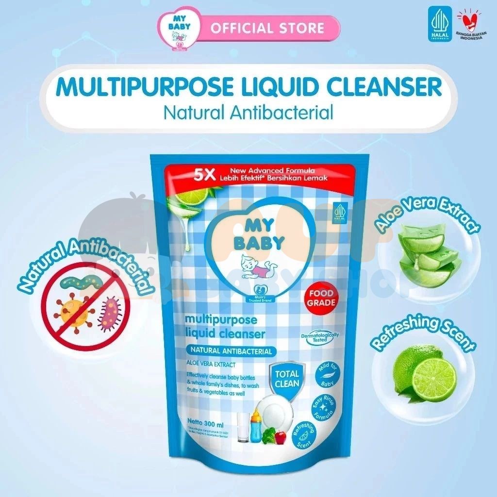 MY BABY BOTTLE/LIQUID CLEANSER REF 300ML