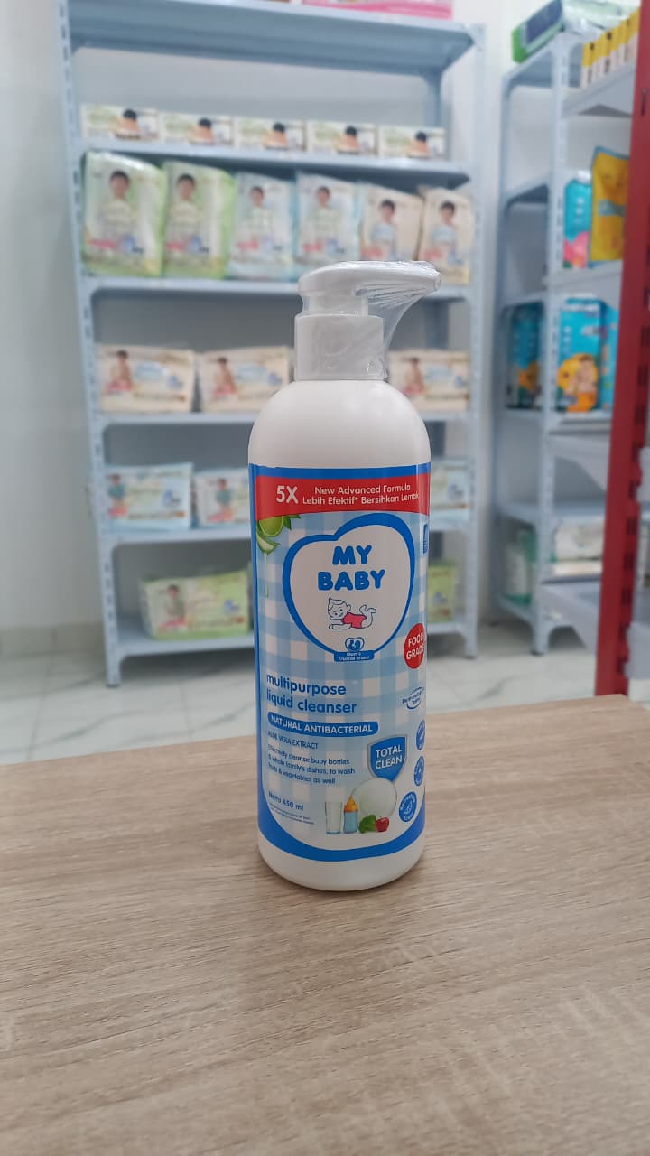 MY BABY BOOTLE/LIQUID CLEANSER PUMP 450ML