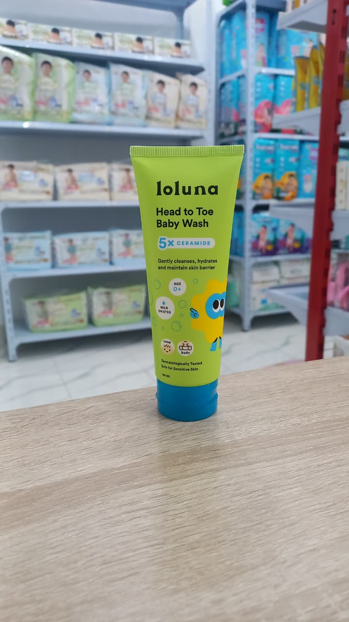 LOLUNA HEAD TO TOE BABY WASH 100 ML