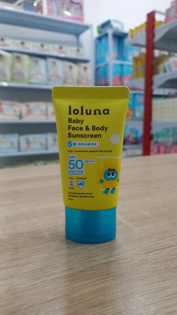LOLUNA BABY FACE & BODY SUNSCREEN 30 ML
