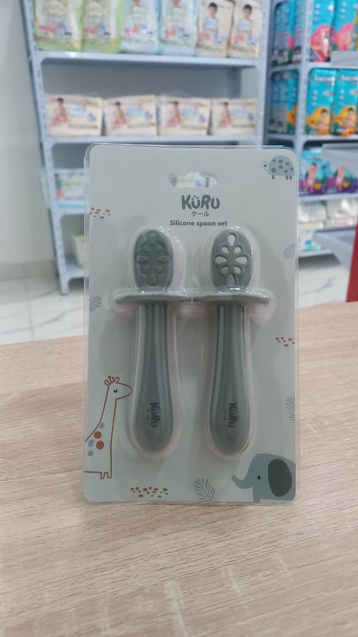 Kuru Training Spoon 2 Step Green