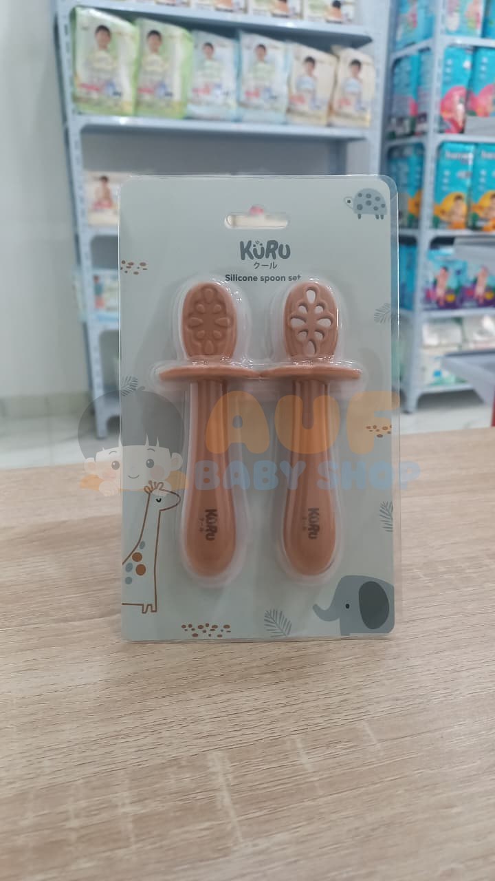 Kuru Training Spoon 2 Step Pink
