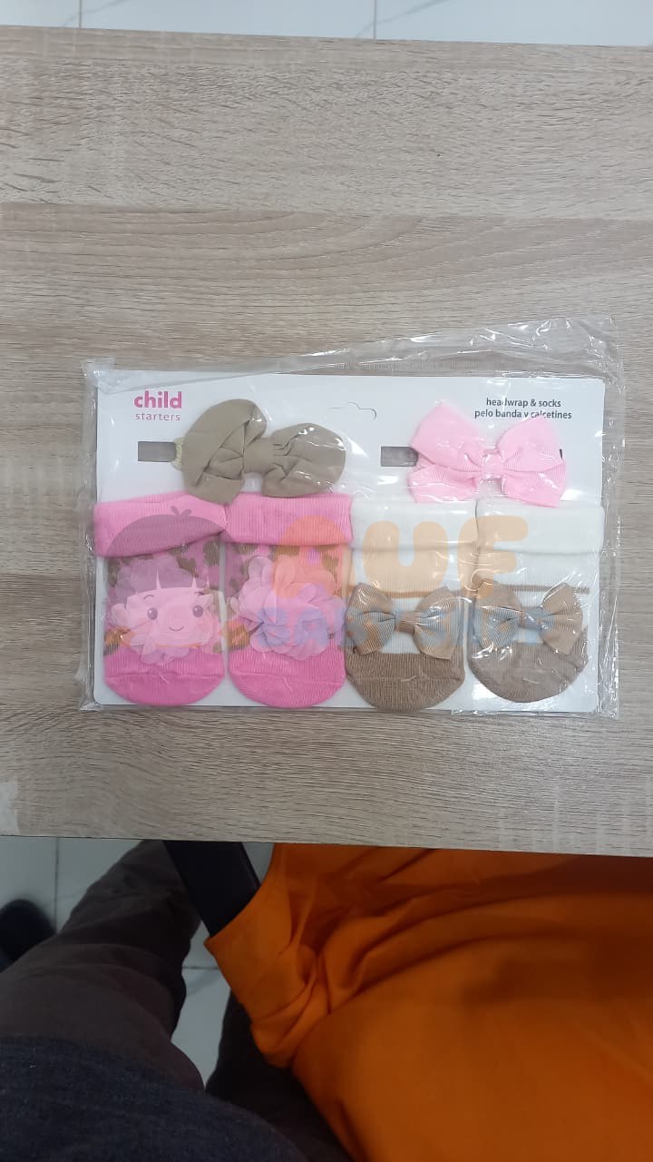 NIA BABY 2 SOCK 2 HEADBAND