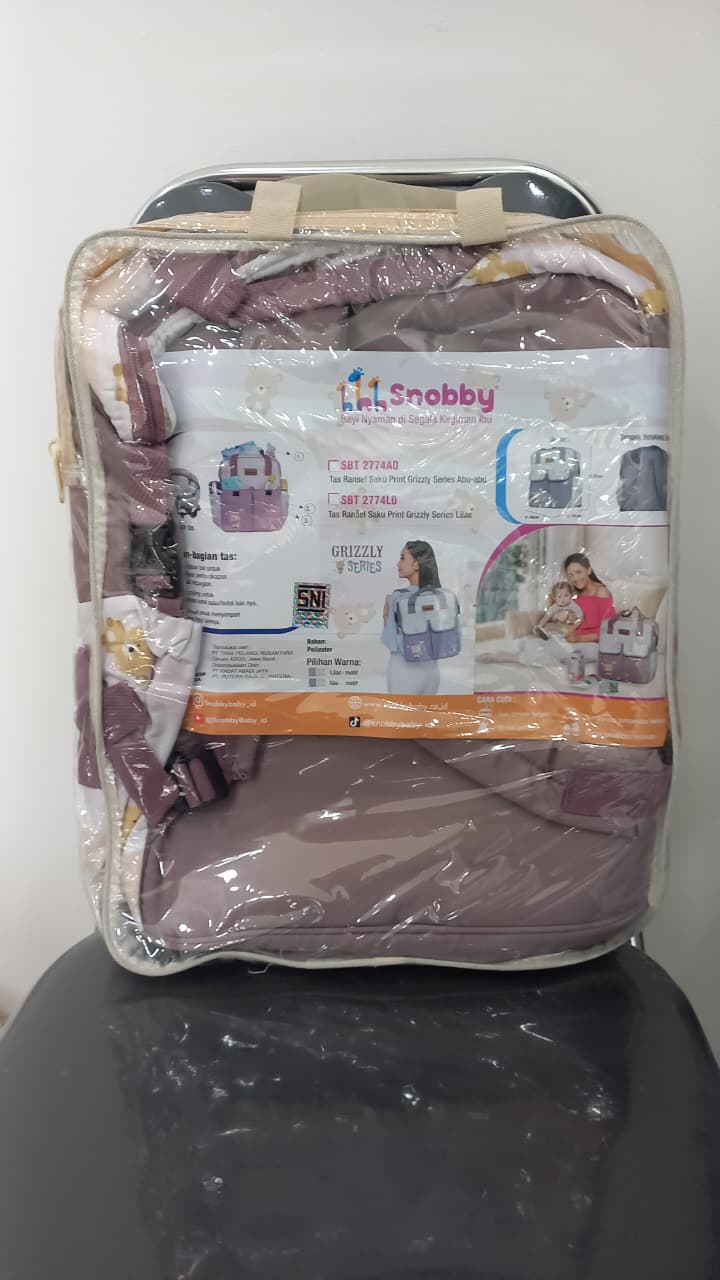 Snobby Tas Ransel Saku Print Grizzly Series (SBT2774)