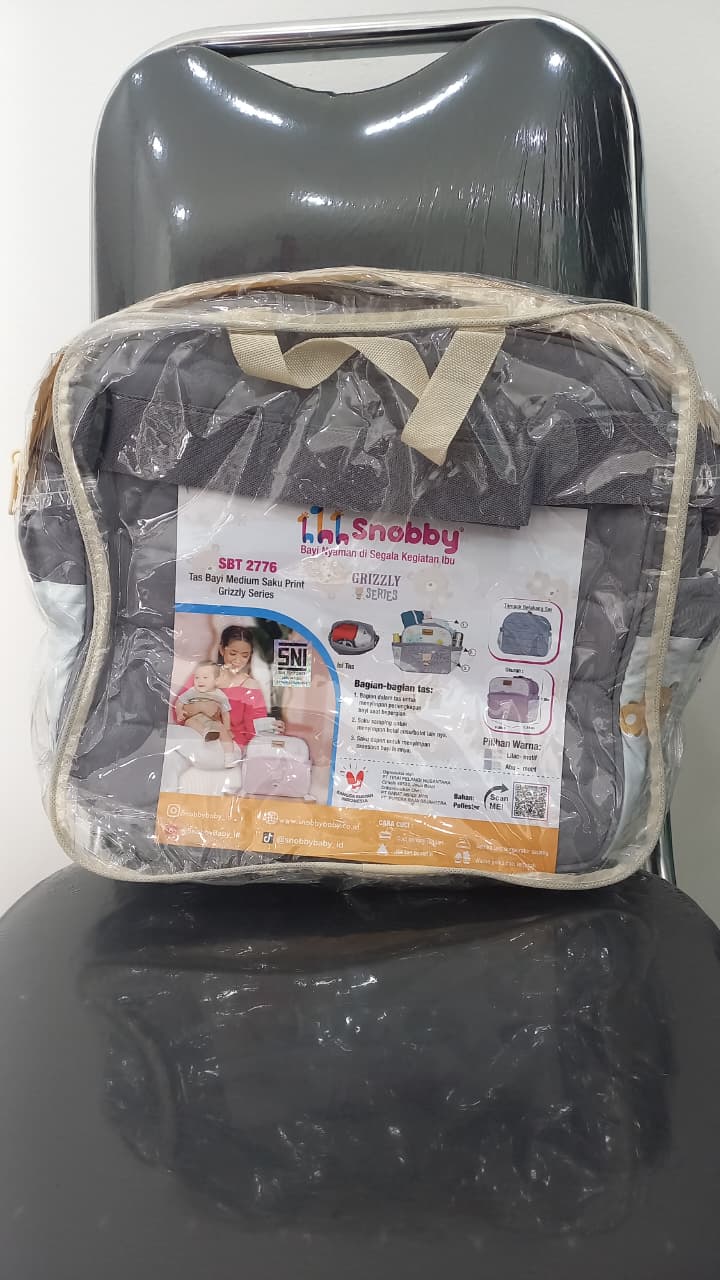 Snobby Tas Bayi Medium Saku Print Grizzly Series (SBT2776)