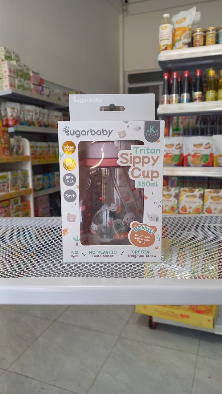 Sugarbaby Tritan Sippy Cup K Serries 350ml - Pink
