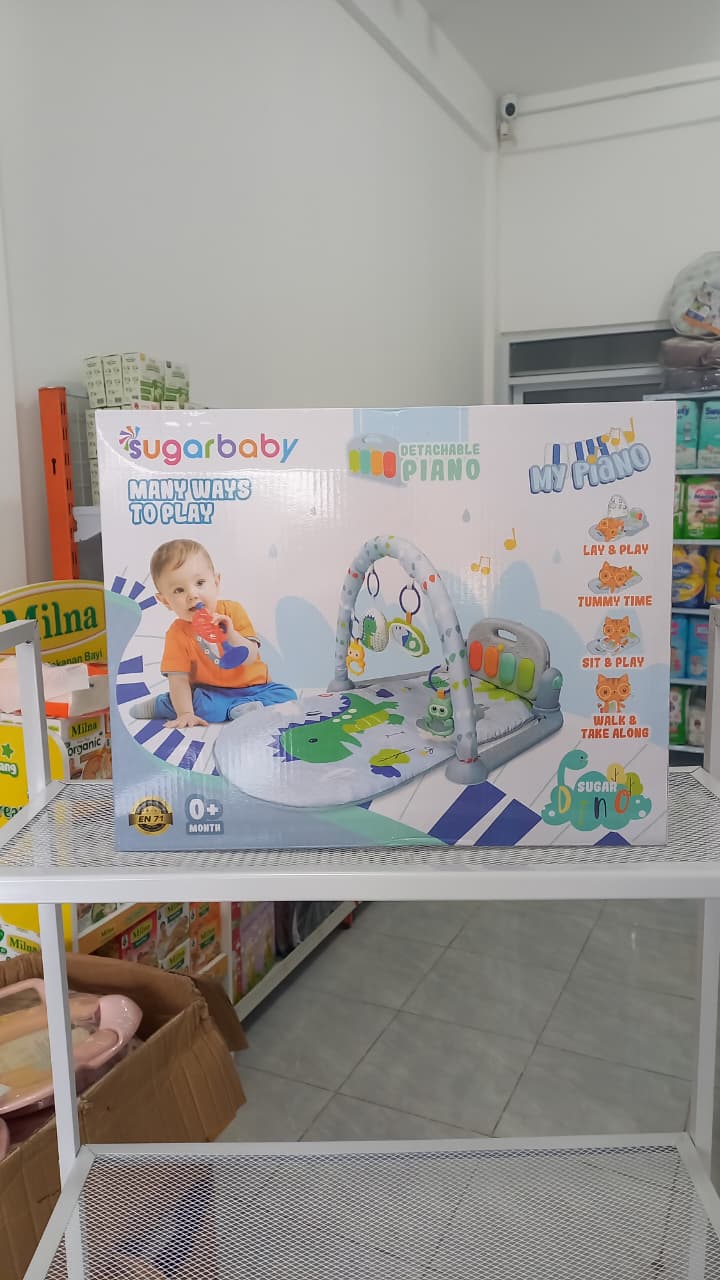 Sugarbaby My Piano Playmat - Blue Sugar Dino