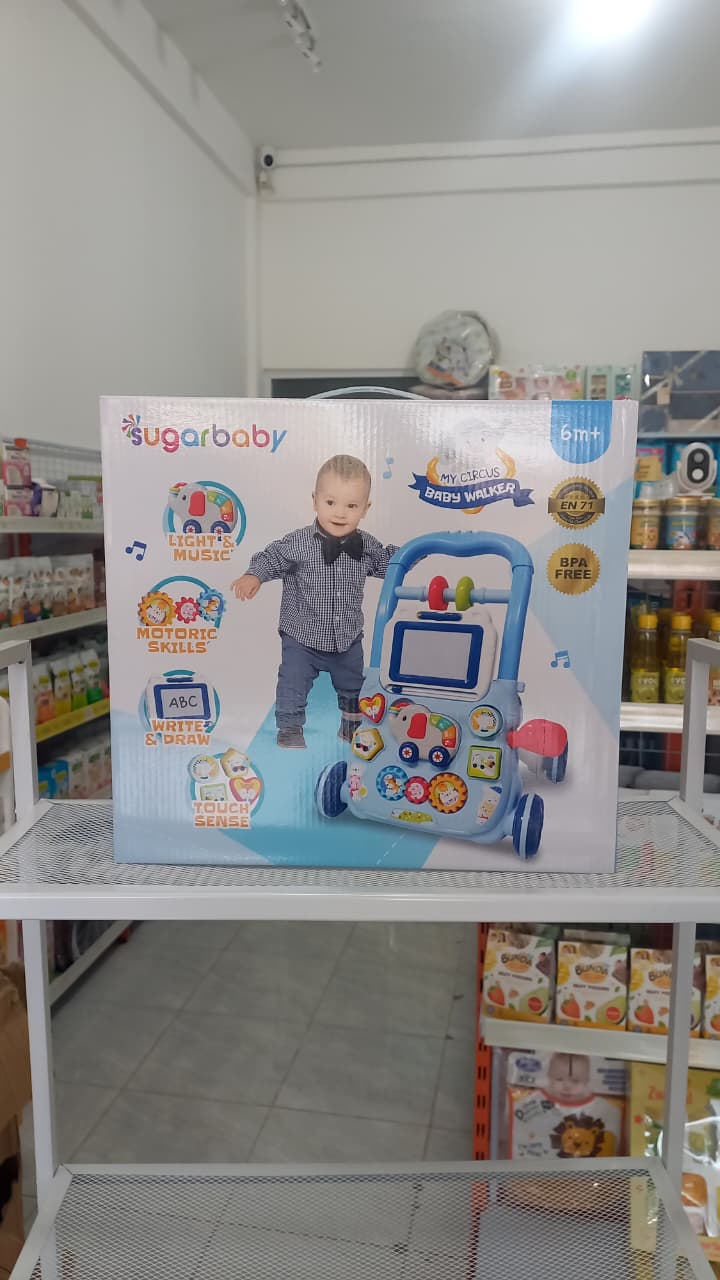 Sugarbaby My Circus Baby Walker - Blue
