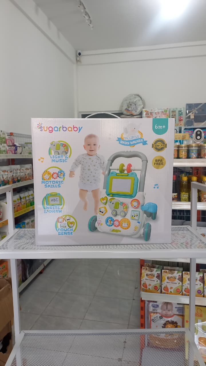 Sugarbaby My Circus Baby Walker - Grey