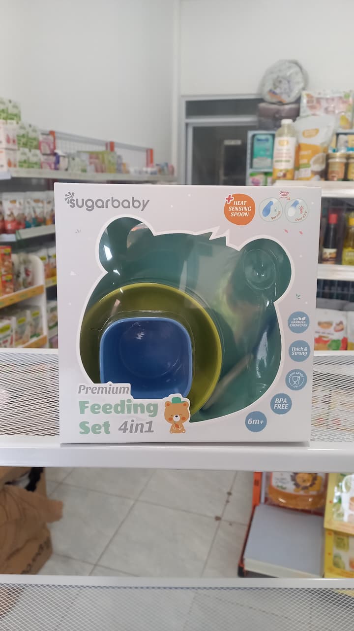 Sugarbaby Premium Feeding Set 4 in 1 - Blue