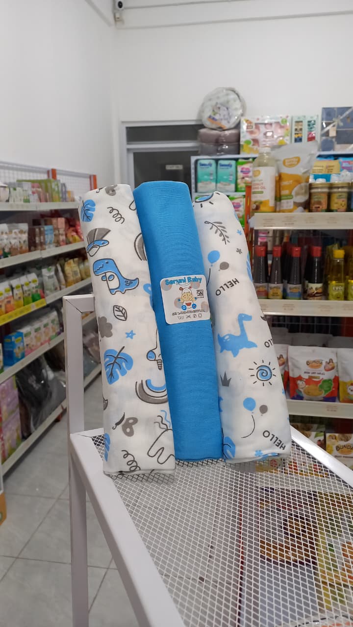 Miwa Bedongan Isi 3 Motif Seruni (Biru)
