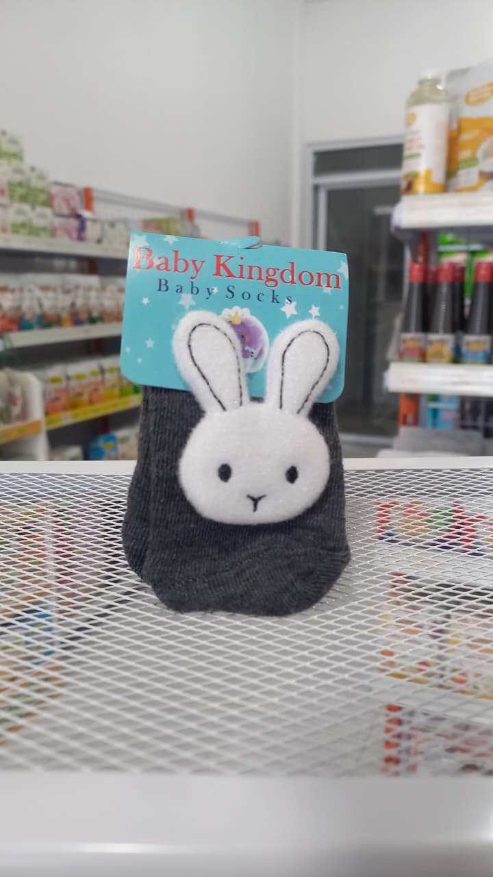 Miwa Kaos Kaki Little Bun (Abu-abu Tua)