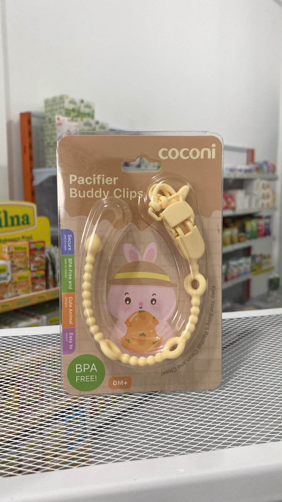 COCONI Pacifier Buddy Clips - Penjepit Empeng Teether Bayi Silicone