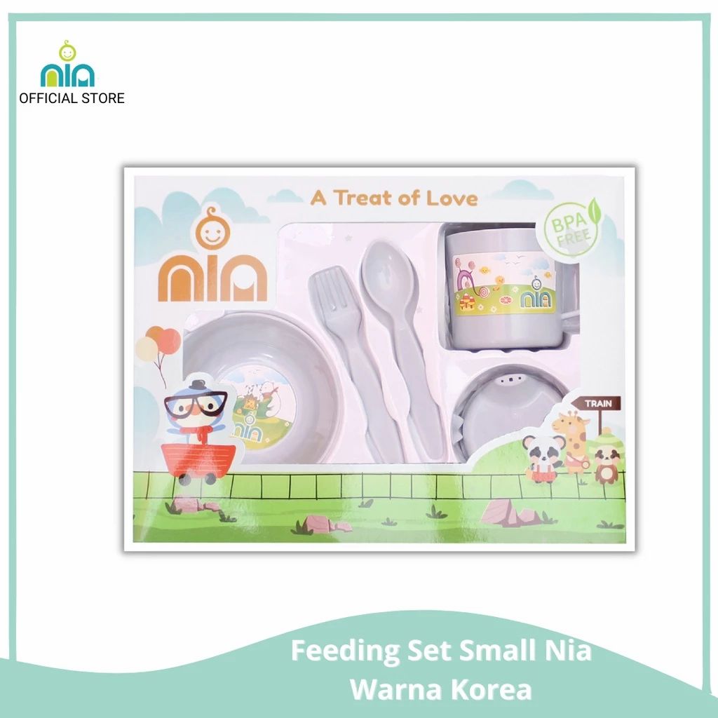 Nią Feeding Set S Abu-abu