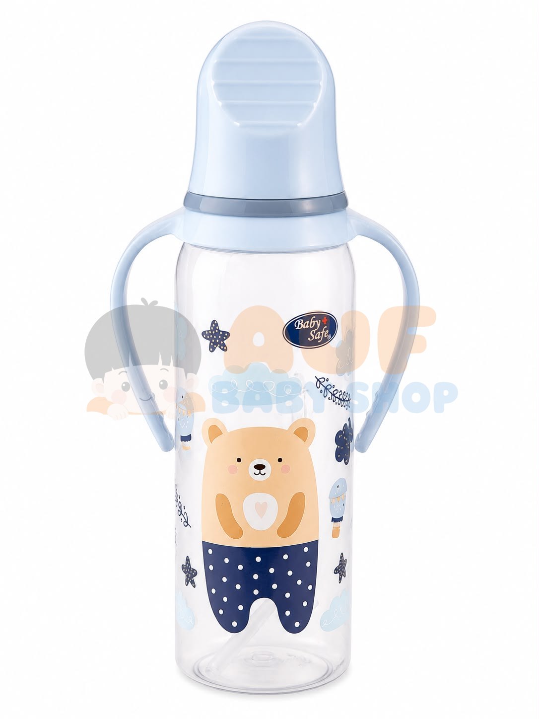 JS05BLUE BOTTLE HANDLE 260ml