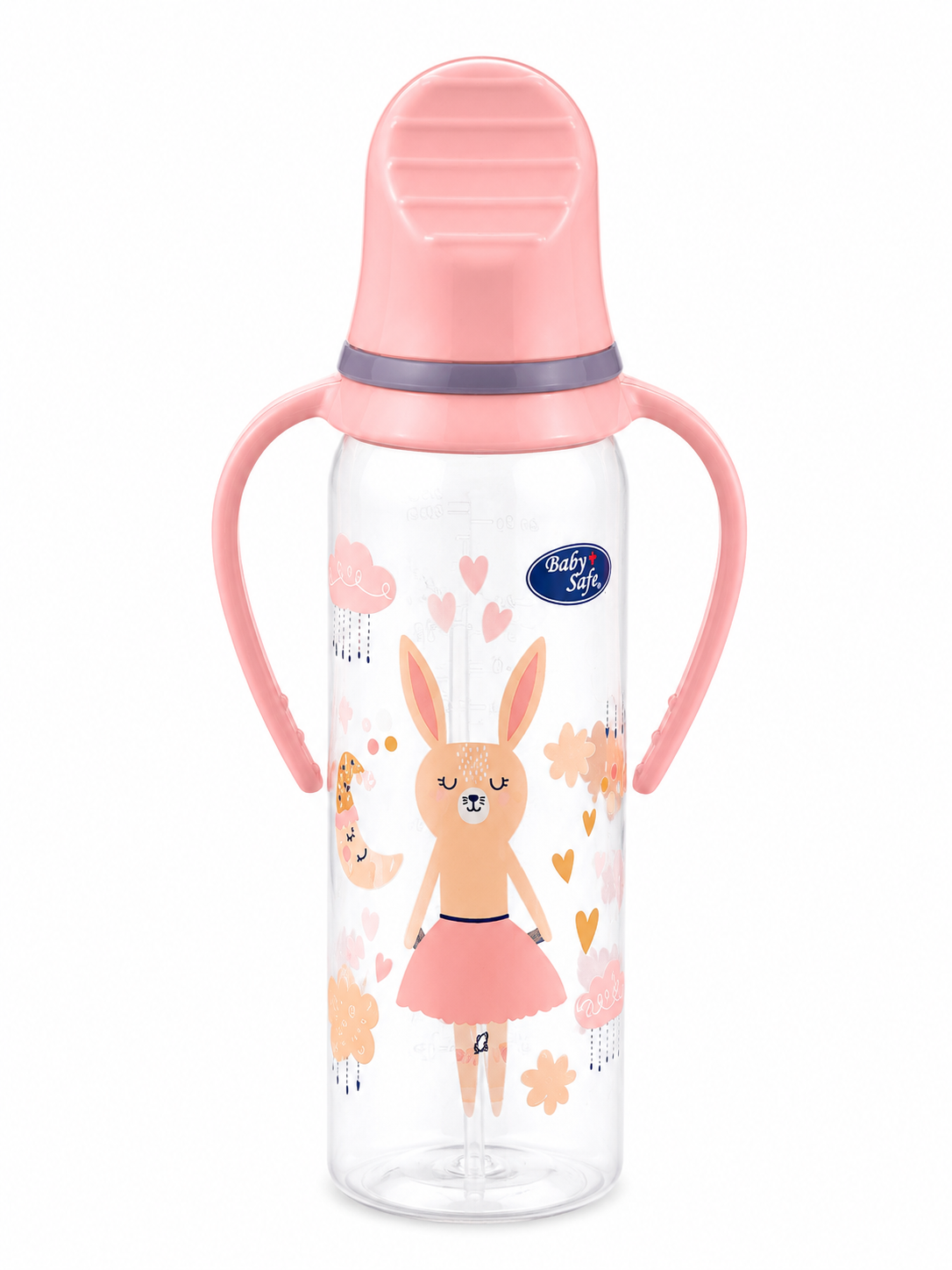 JS05PINK BOTTLE HANDLE 260ml
