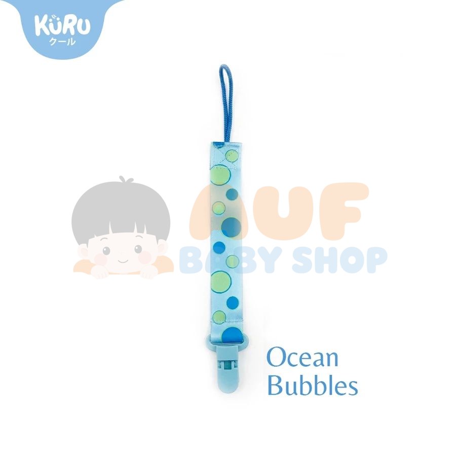 KURU Baby Pacifier Clip Ocean Blue