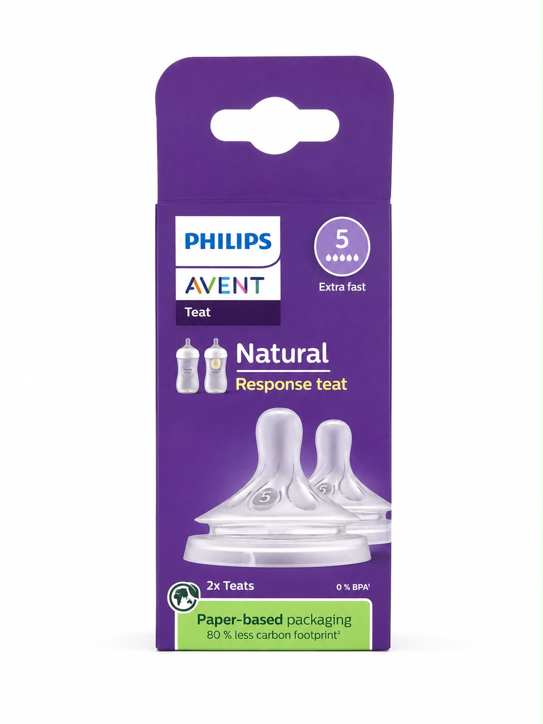 TEAT NAT 3.0 T5 NIPPLE PHILIP AVENT (6M+)