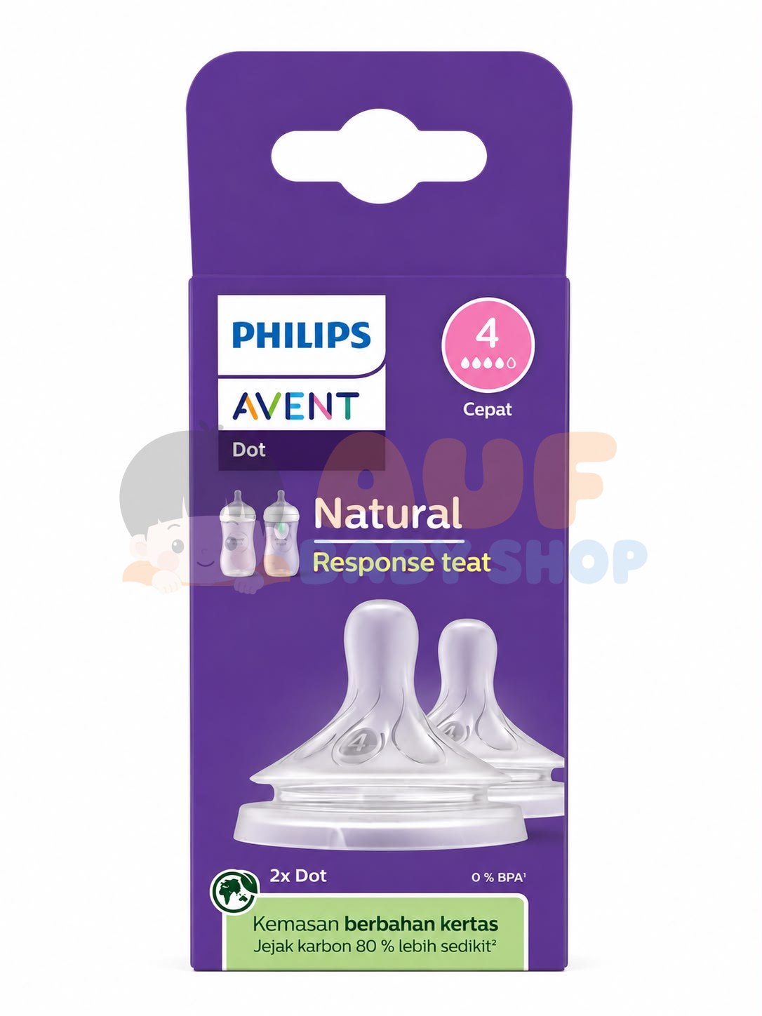 TEAT NAT 3.0 T4 NIPPLE PHILIP AVENT (3M+)
