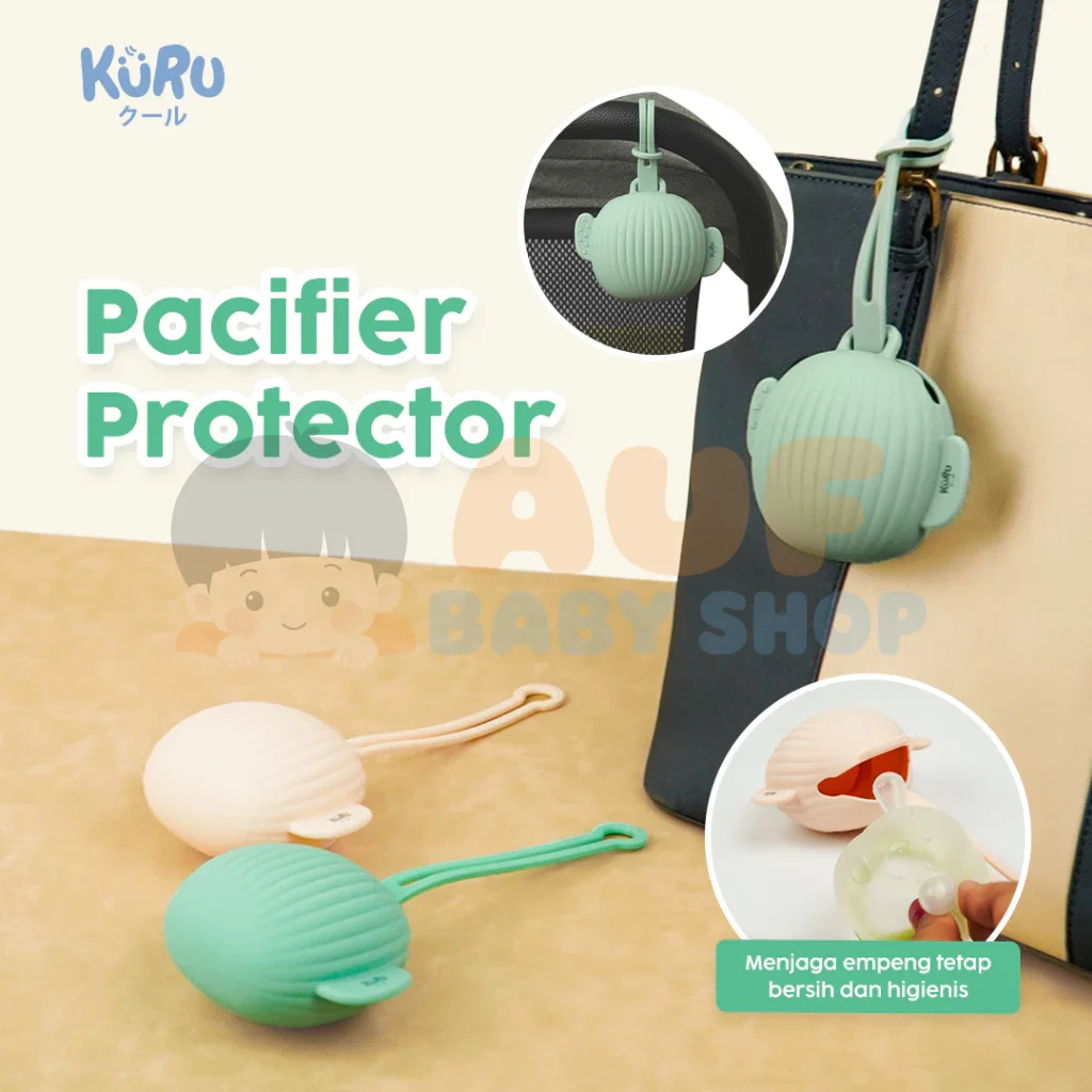 Kuru Baby Pacifier Protector - Pink