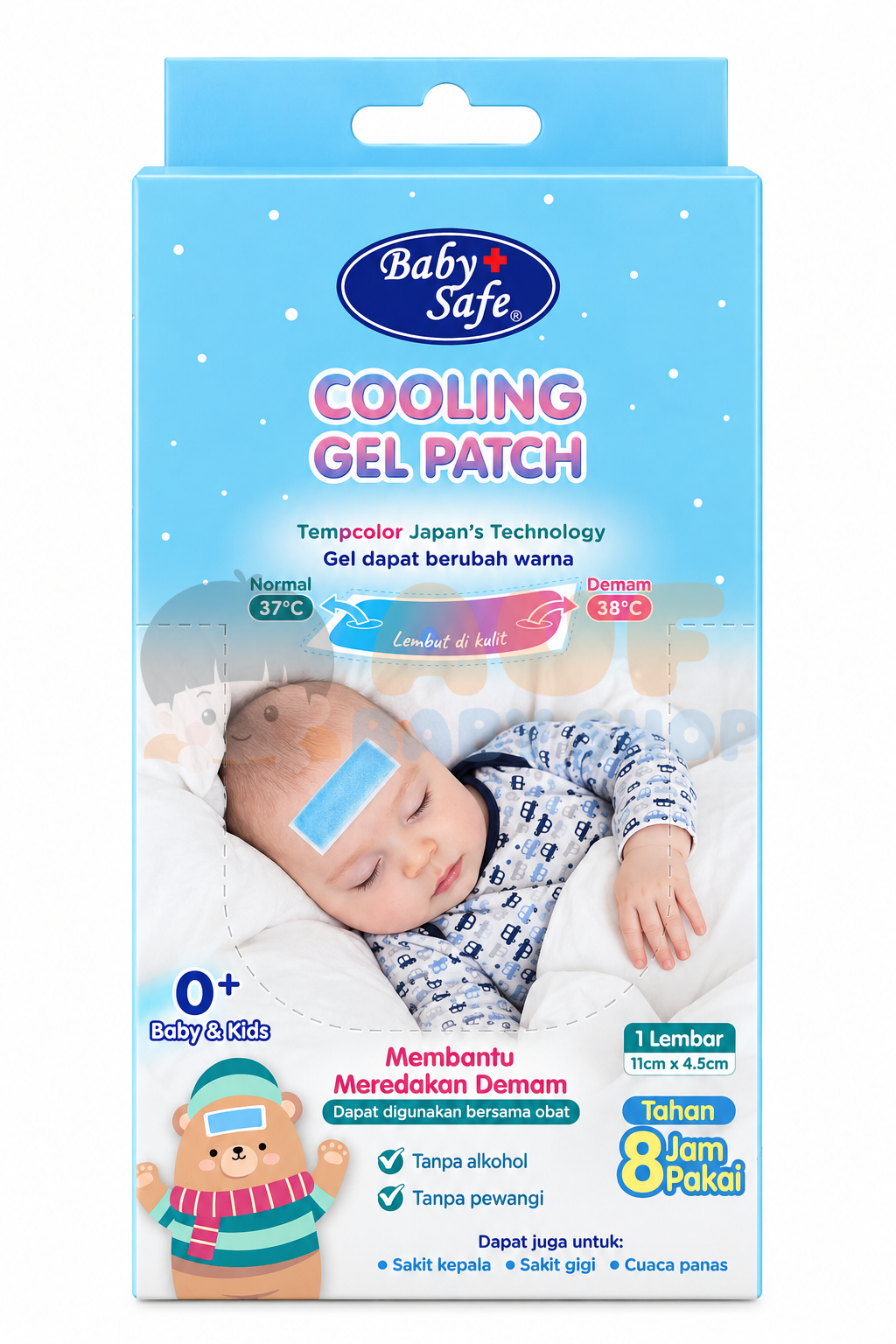 BabySafe Cooling Patch 10Pcs