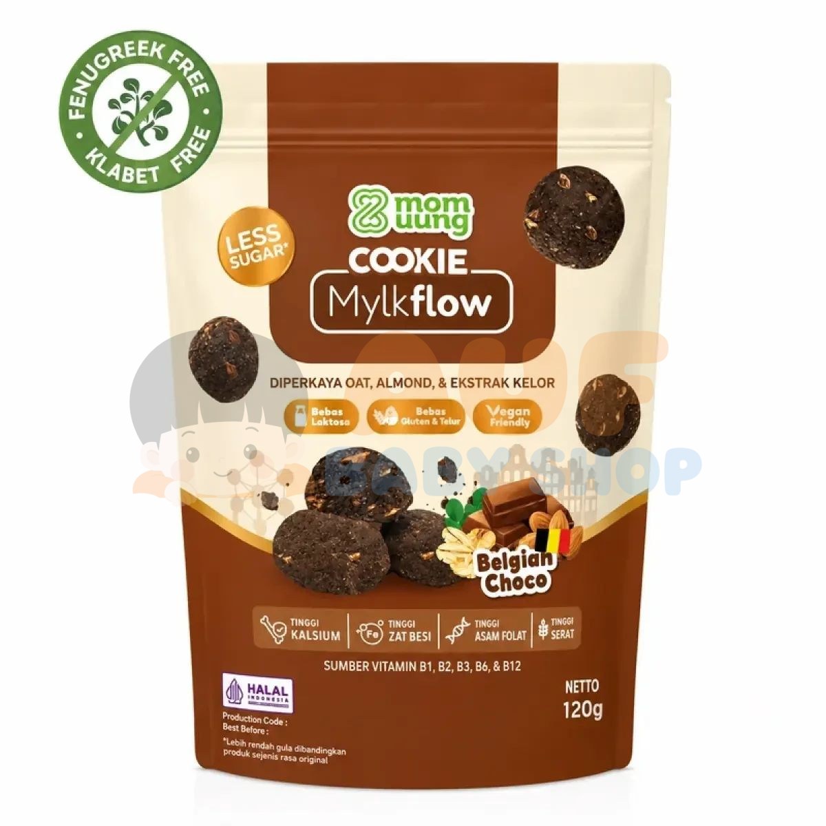 Mom Uung Cookies Coklat 120gr