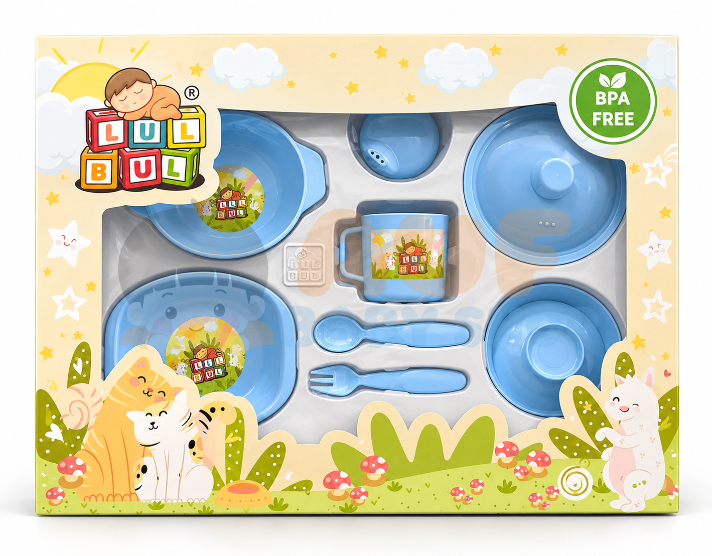 Lilbul Feeding Set L Biru