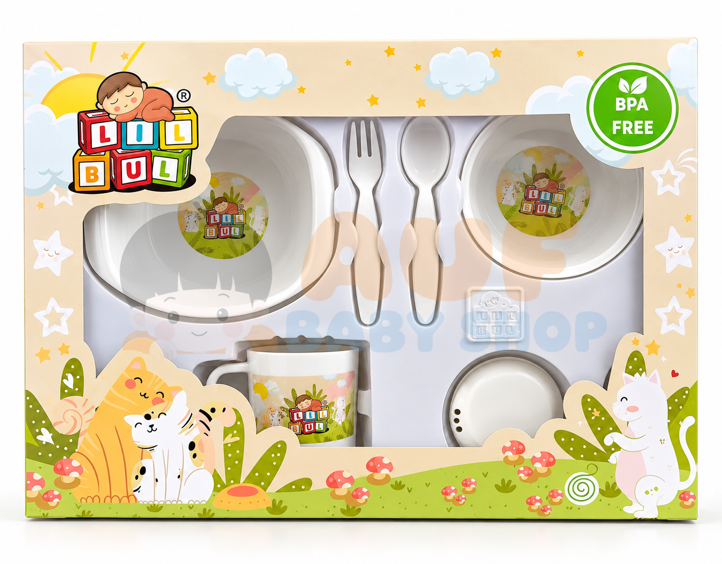 Lilbul Feeding Set M Putih