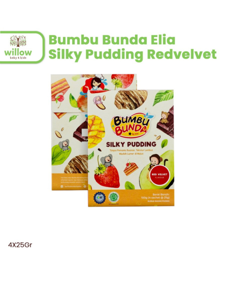 Bumbu Bunda Silky Pudding Red Velvet 4 x 25 gr