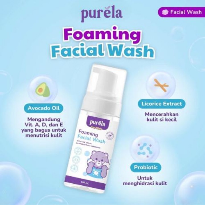 Purela Foaming Facial Wash 100ml