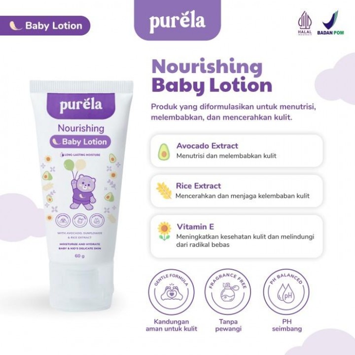 Purela Nourishing Baby Lotion 60g