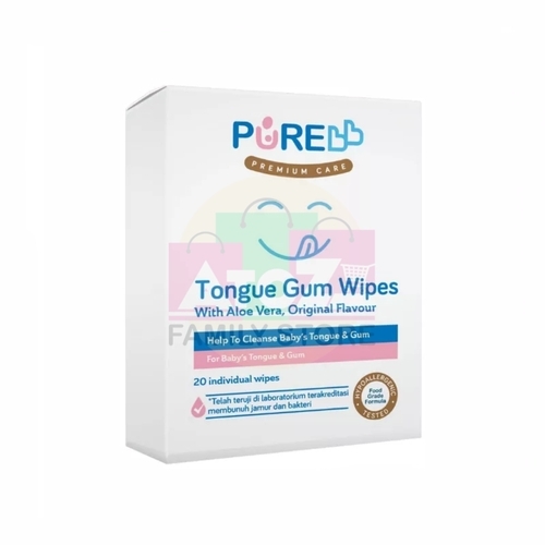 PUREBB TONGUE GUM WIPES ORIGINAL