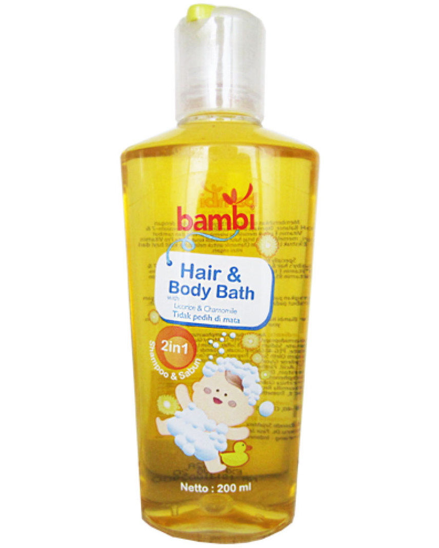 BAMBI B HAIR&BDY BATH 2IN1 200ML