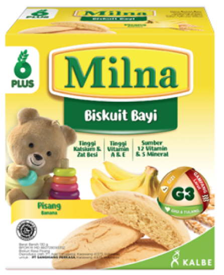 MILNA BABY BISKUIT PISANG 110G