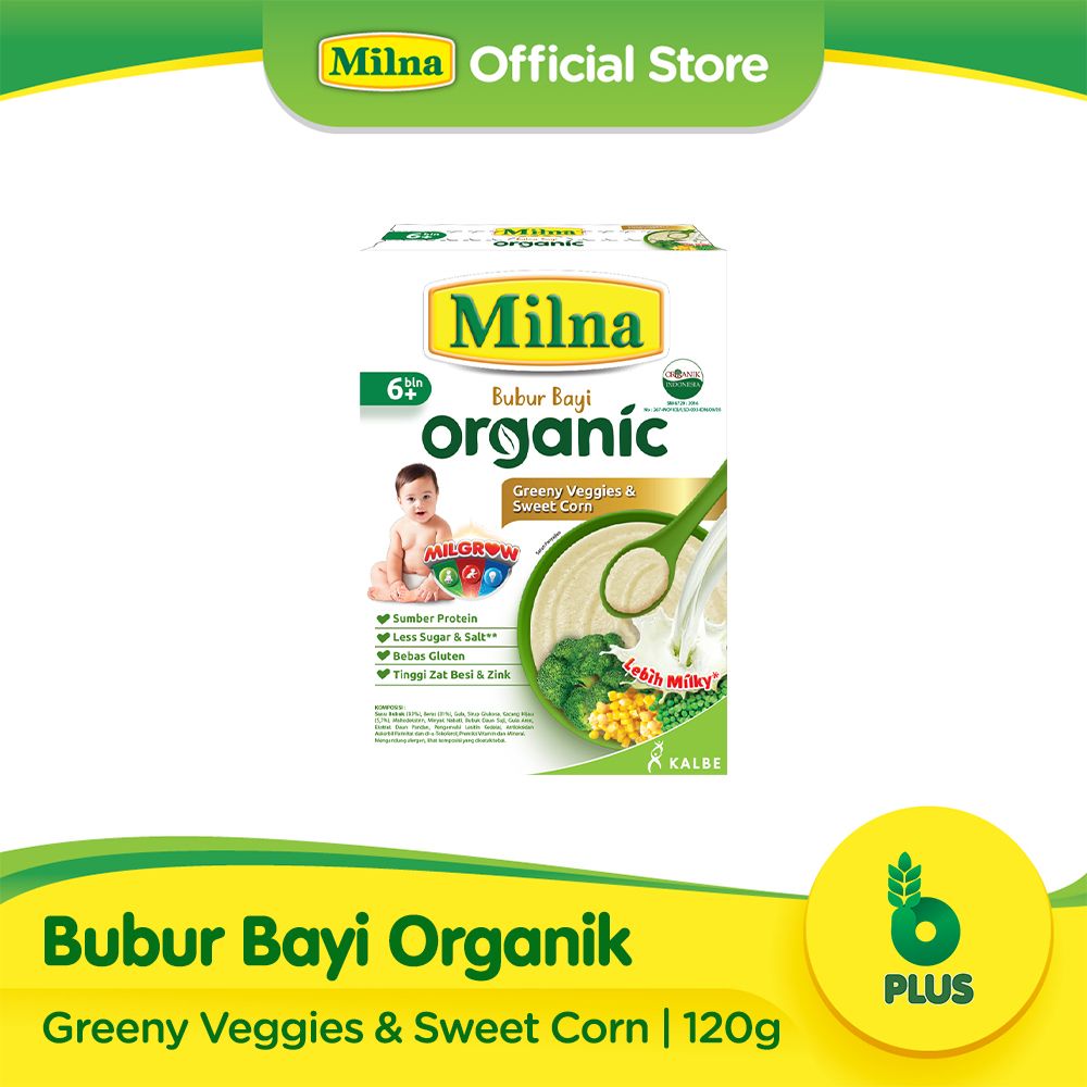 MILNA ORGNK 6+ VEGGIE 120G
