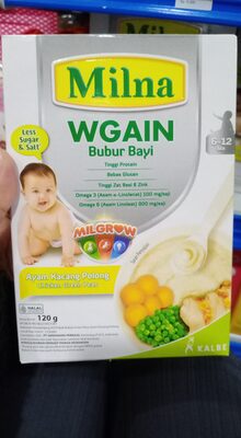 MILNA WGAIN 6+ A KACANG POLONG 120G
