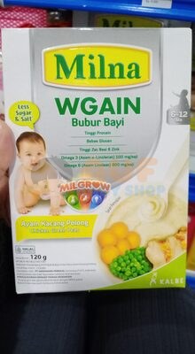MILNA WGAIN 6+ A KACANG POLONG 120G