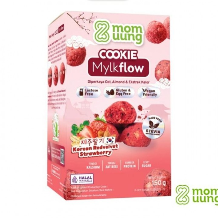 Mom Uung Cookies Strawberry 150gr