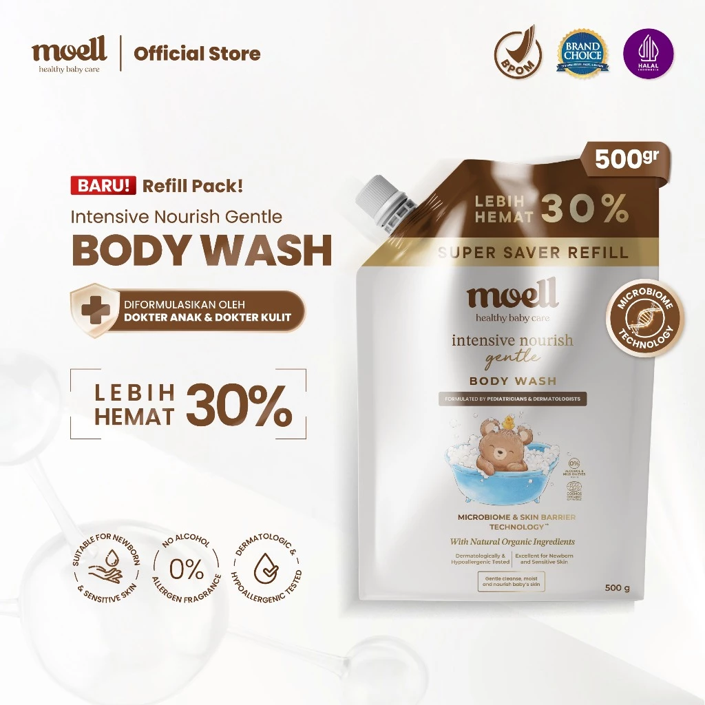 Moell Body Wash Refill 500 gr