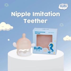 Kuru ST2 Baby Nipple Imitation Silicone Teether