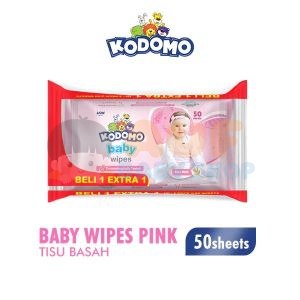 Kodomo Tisue Basah Pink 50 Sht