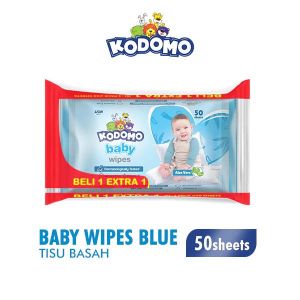 Kodomo Tisue Basah Blue 50 Sht