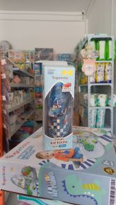 Sugarbaby Tritan Kid Bottle Slim 600 ml - Blue Car